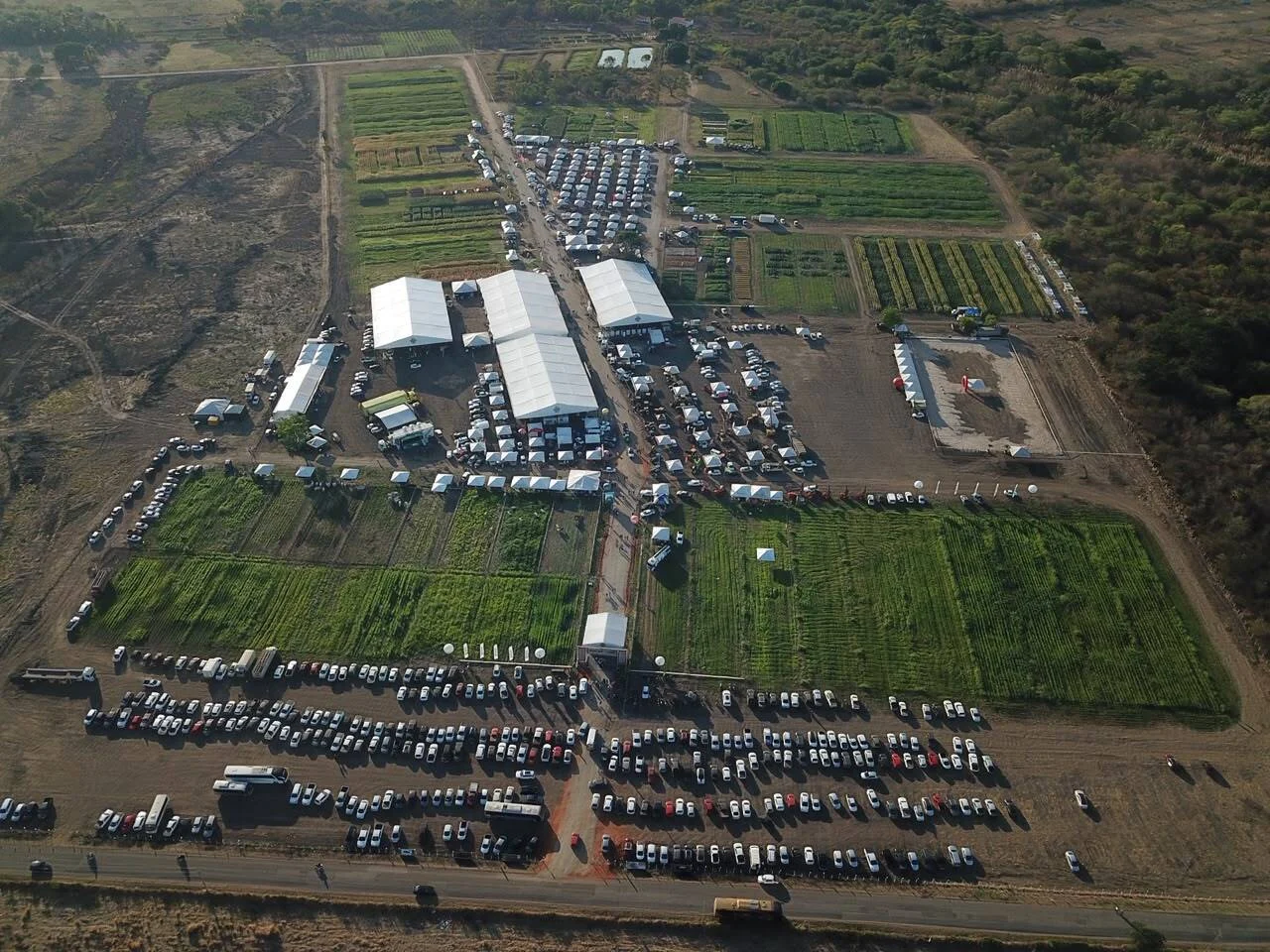 Vista aérea da estrutura da ExpoCariri na edição de 2025